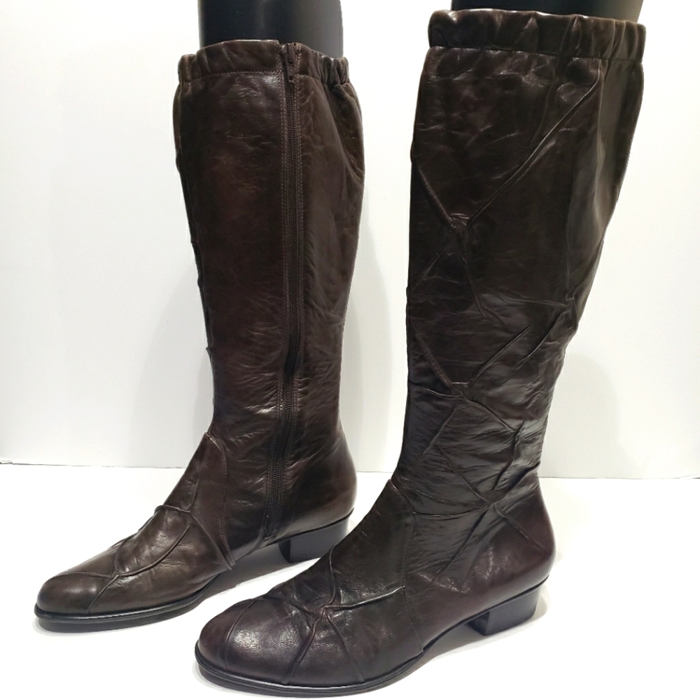 Everybody by BZ moda brown tall leather boots 7.5